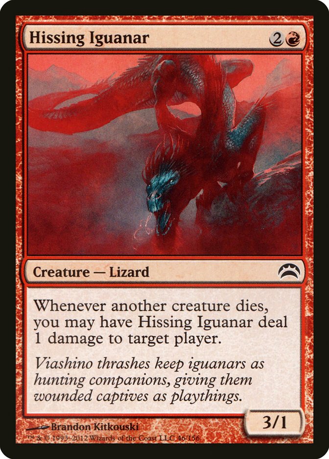 Hissing Iguanar [Planechase 2012] | Good Games Morley