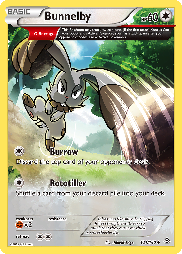 Bunnelby (121/160) [XY: Primal Clash] | Good Games Morley