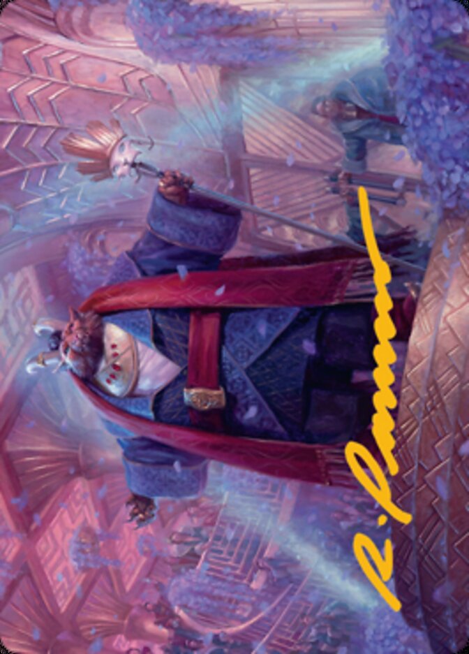 Jetmir, Nexus of Revels 1 Art Card (Gold-Stamped Signature) [Streets of New Capenna Art Series] | Good Games Morley