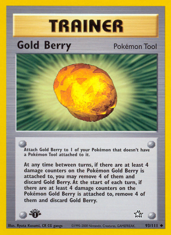 Gold Berry (93/111) [Neo Genesis 1st Edition] | Good Games Morley
