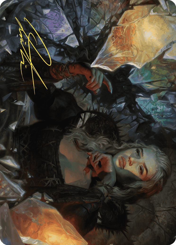 Prophetic Prism Art Card (Gold-Stamped Signature) [Wilds of Eldraine Art Series] | Good Games Morley