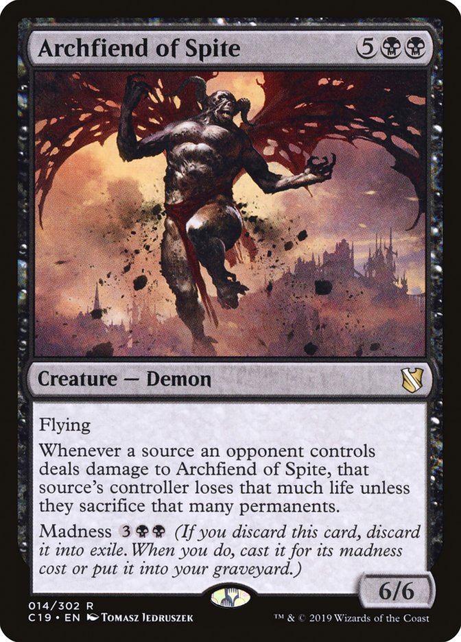Archfiend of Spite [Commander 2019] | Good Games Morley
