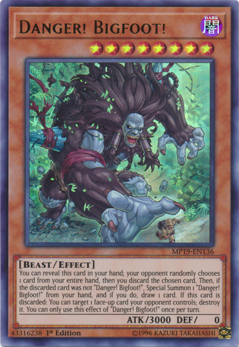 Danger! Bigfoot! [MP19-EN136] Ultra Rare | Good Games Morley