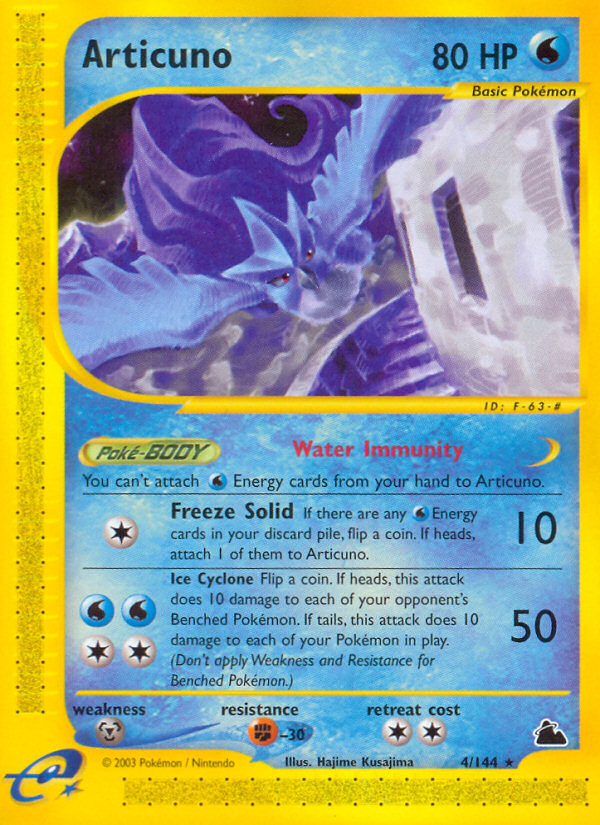 Articuno (4/144) [Skyridge] | Good Games Morley