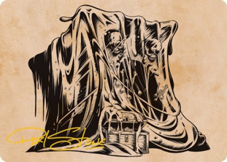 Gelatinous Cube (Showcase) Art Card (Gold-Stamped Signature) [Dungeons & Dragons: Adventures in the Forgotten Realms Art Series] | Good Games Morley