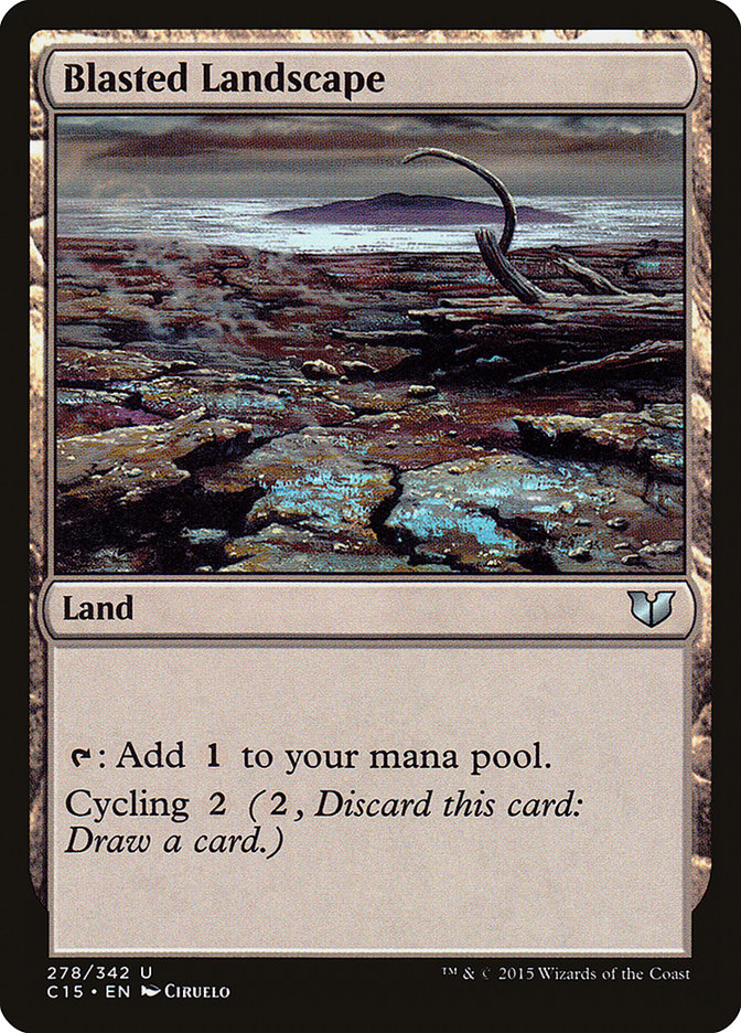 Blasted Landscape [Commander 2015] | Good Games Morley