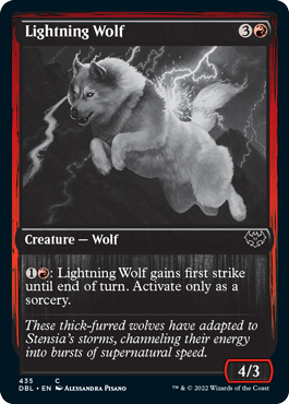 Lightning Wolf [Innistrad: Double Feature] | Good Games Morley