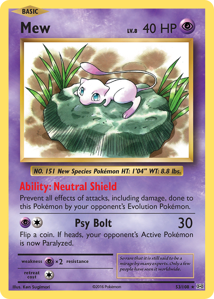 Mew (53/108) [XY: Evolutions] | Good Games Morley