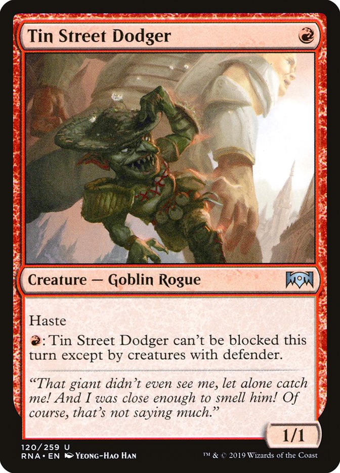 Tin Street Dodger [Ravnica Allegiance] | Good Games Morley