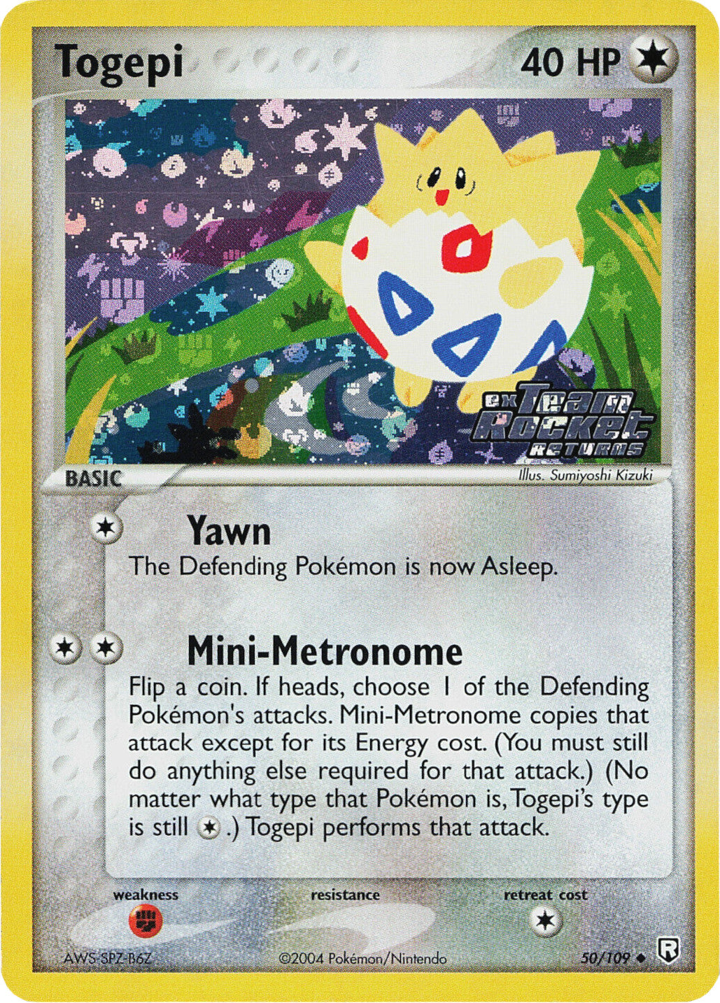 Togepi (50/109) (Stamped) [EX: Team Rocket Returns] | Good Games Morley