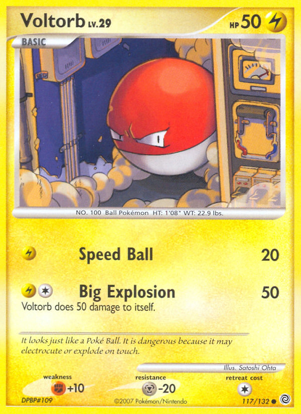 Voltorb (117/132) [Diamond & Pearl: Secret Wonders] | Good Games Morley