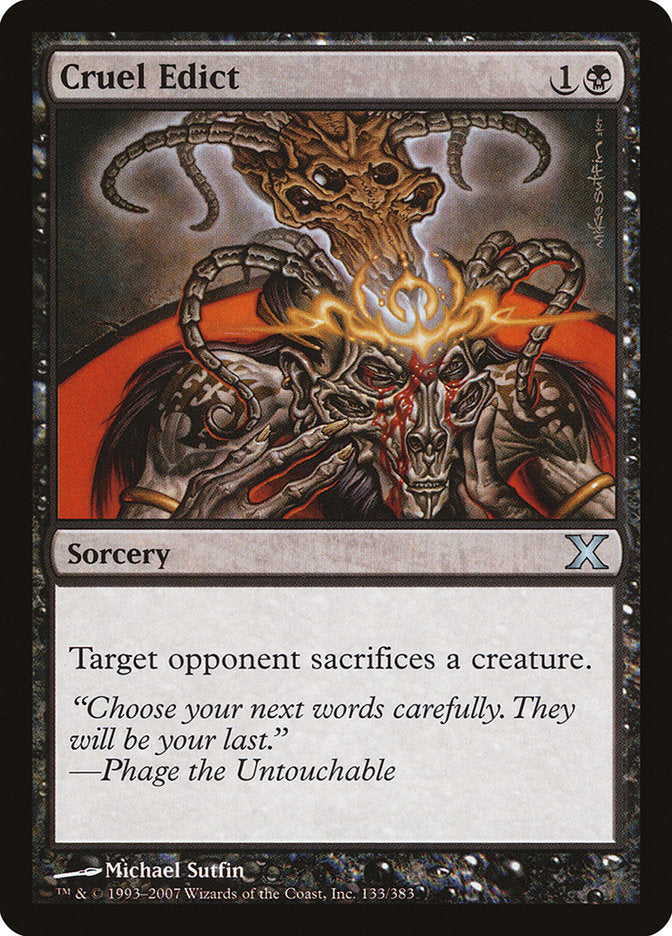 Cruel Edict [Tenth Edition] | Good Games Morley