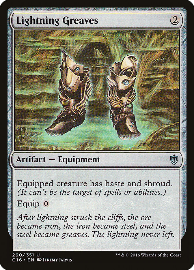 Lightning Greaves [Commander 2016] | Good Games Morley