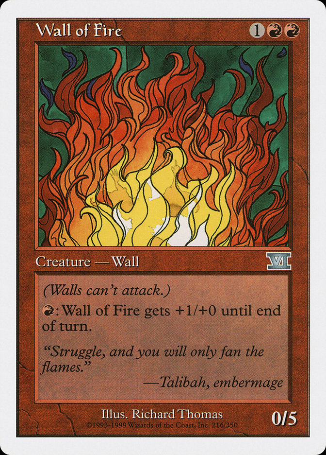 Wall of Fire [Classic Sixth Edition] | Good Games Morley