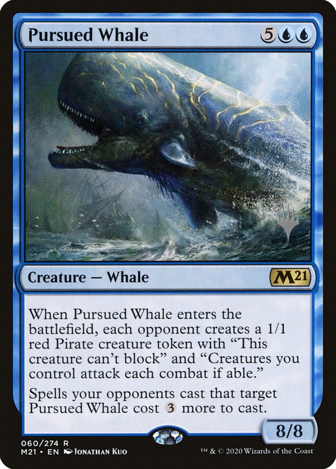 Pursued Whale (Promo Pack) [Core Set 2021 Promos] | Good Games Morley