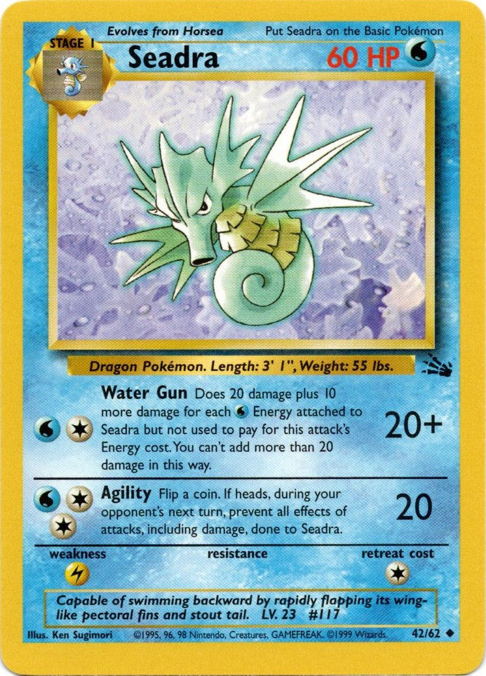Seadra (42/62) [Fossil Unlimited] | Good Games Morley
