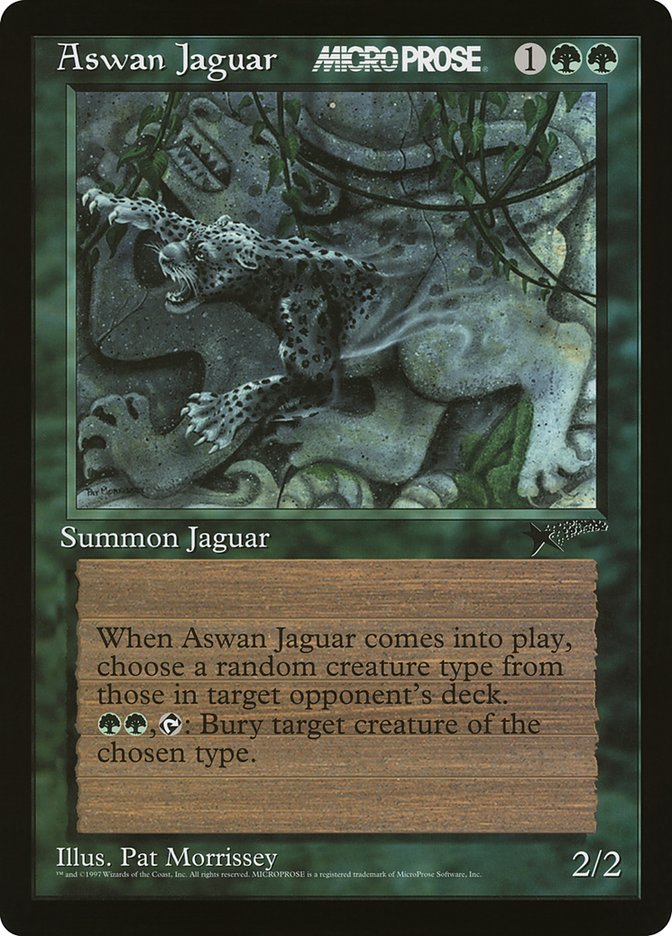 Aswan Jaguar [MicroProse Promos] | Good Games Morley