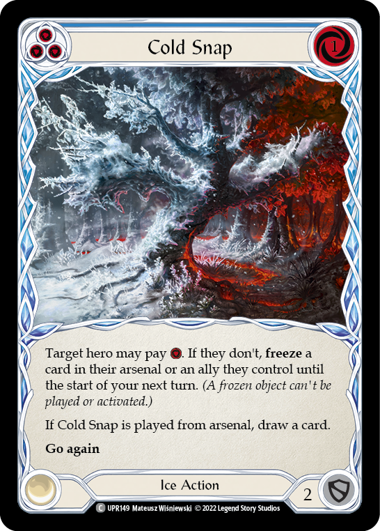 Cold Snap (Blue) [UPR149] (Uprising)  Rainbow Foil | Good Games Morley