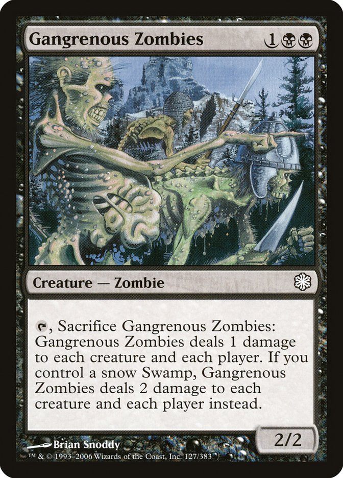 Gangrenous Zombies [Coldsnap Theme Decks] | Good Games Morley