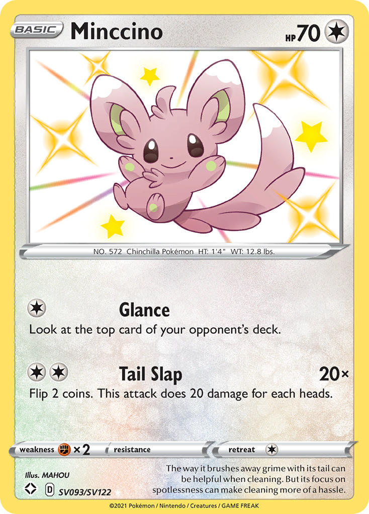Minccino (SV093/SV122) [Sword & Shield: Shining Fates] | Good Games Morley