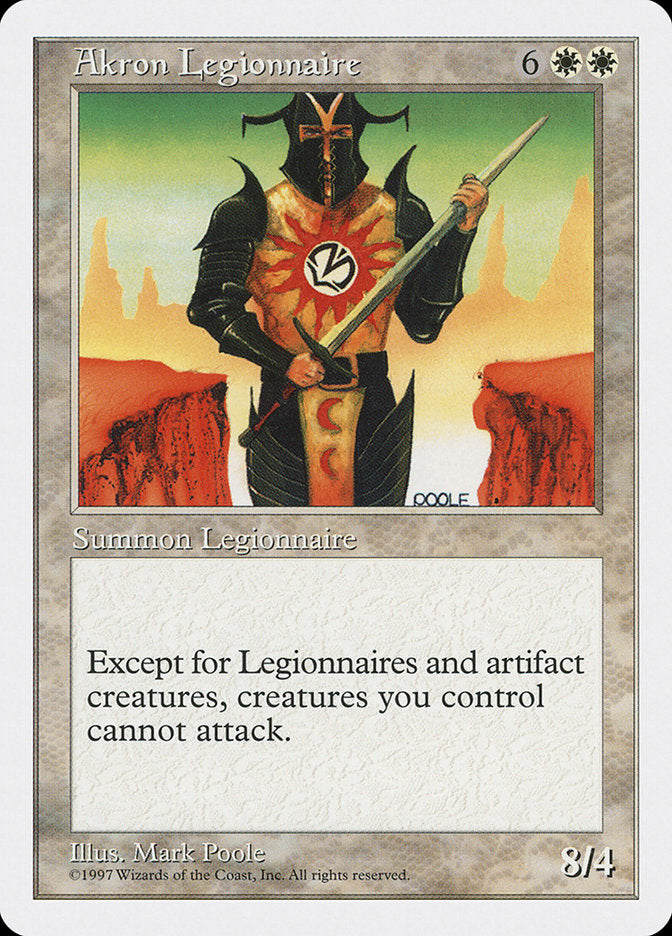 Akron Legionnaire [Fifth Edition] | Good Games Morley