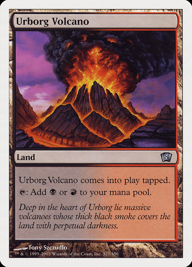 Urborg Volcano [Eighth Edition] | Good Games Morley
