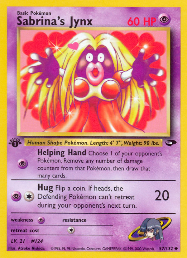 Sabrina's Jynx (57/132) [Gym Challenge 1st Edition] | Good Games Morley