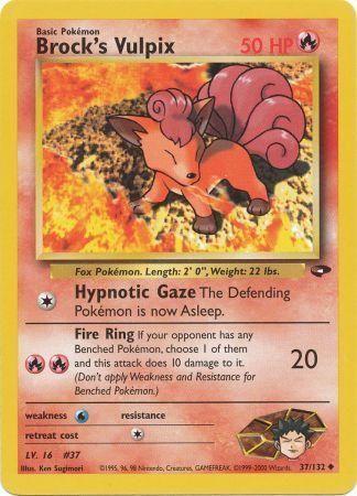 Brock's Vulpix (37/132) [Gym Challenge Unlimited] | Good Games Morley