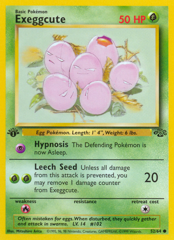 Exeggcute (52/64) [Jungle 1st Edition] | Good Games Morley