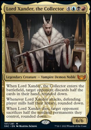 Lord Xander, the Collector (Promo Pack) [Streets of New Capenna Promos] | Good Games Morley