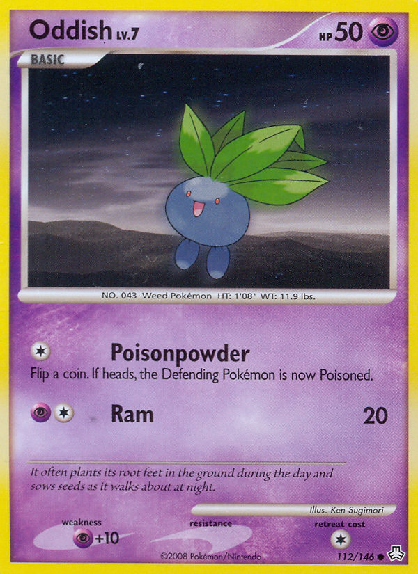 Oddish (112/146) [Diamond & Pearl: Legends Awakened] | Good Games Morley