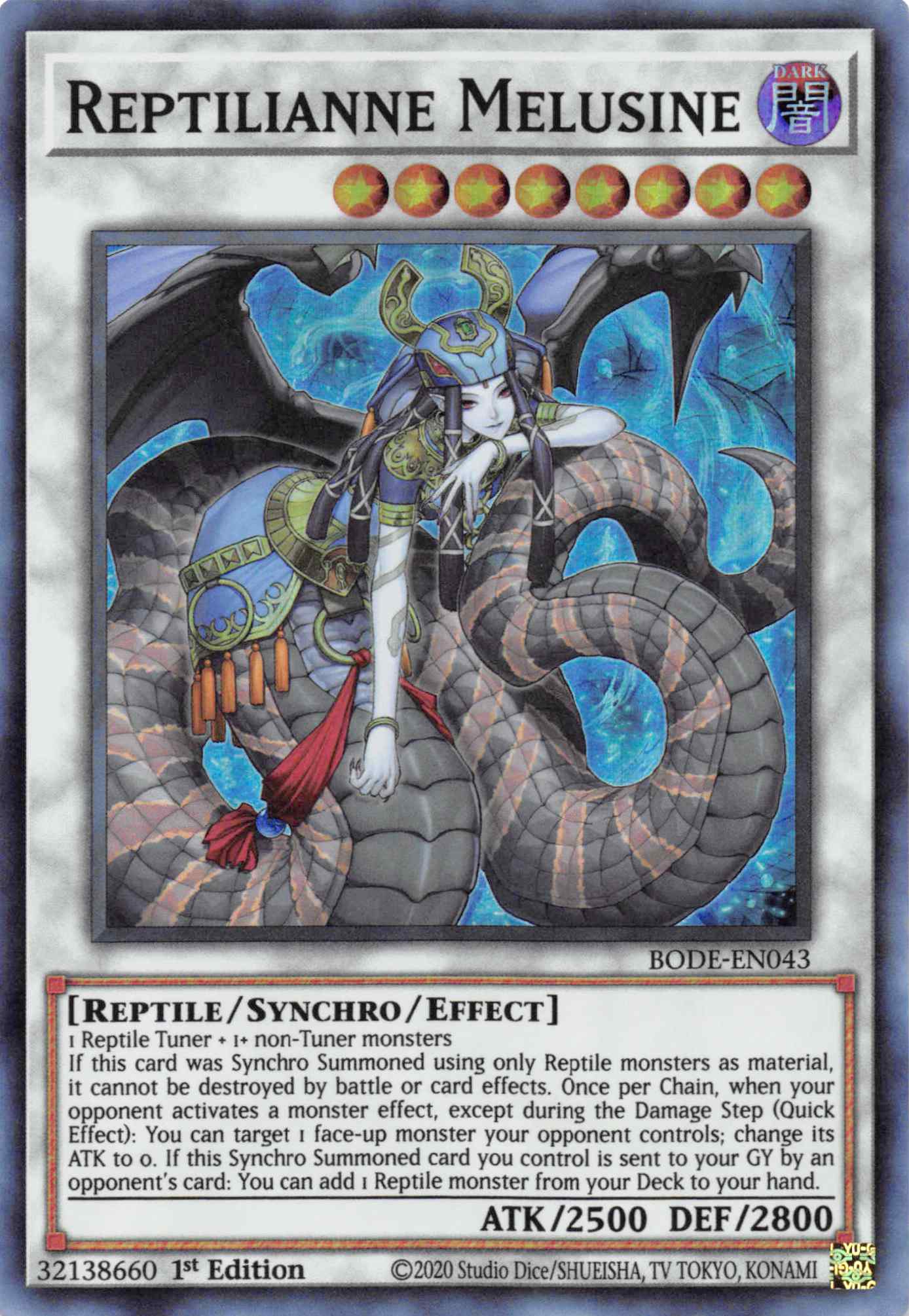 Reptilianne Melusine [BODE-EN043] Super Rare | Good Games Morley