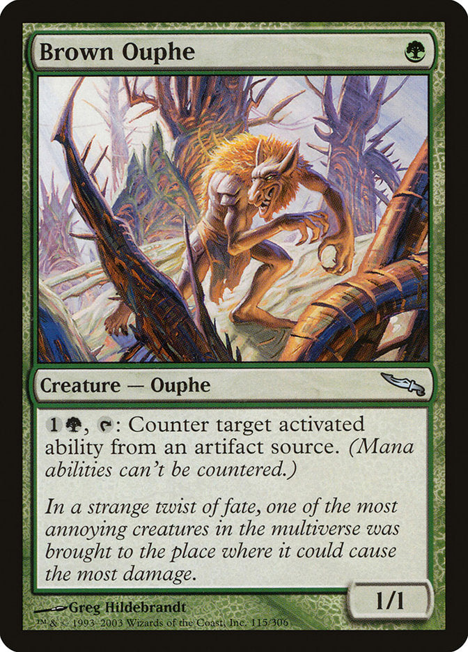 Brown Ouphe [Mirrodin] | Good Games Morley