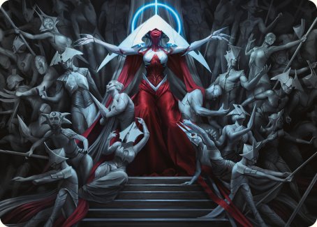 Elesh Norn, Mother of Machines Art Card [Phyrexia: All Will Be One Art Series] | Good Games Morley