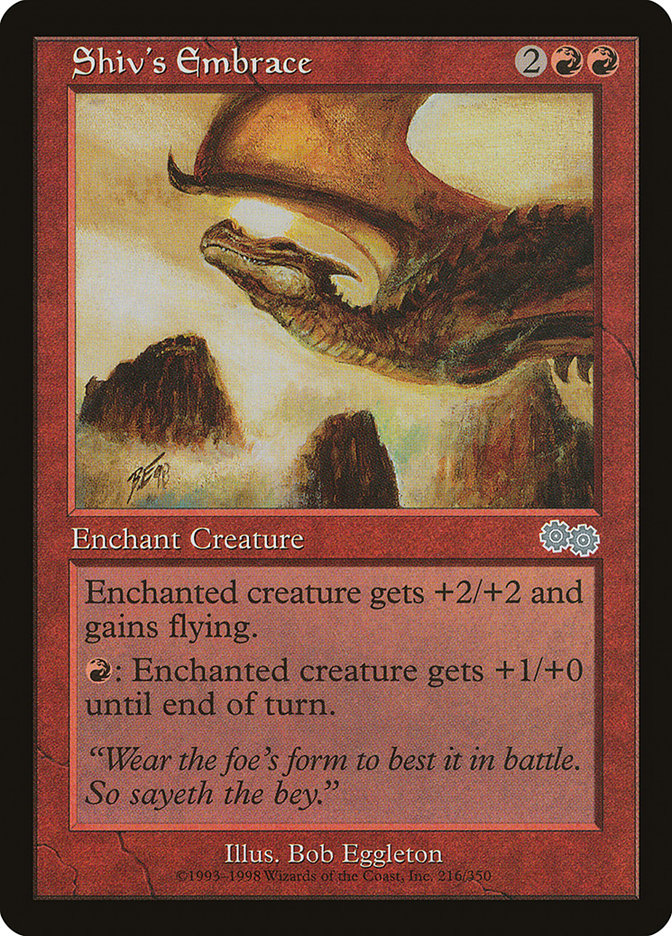 Shiv's Embrace [Urza's Saga] | Good Games Morley