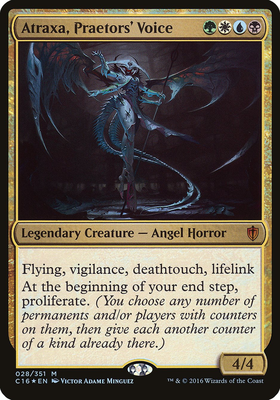 Atraxa, Praetors' Voice (Oversized) [Commander 2016 Oversized] | Good Games Morley