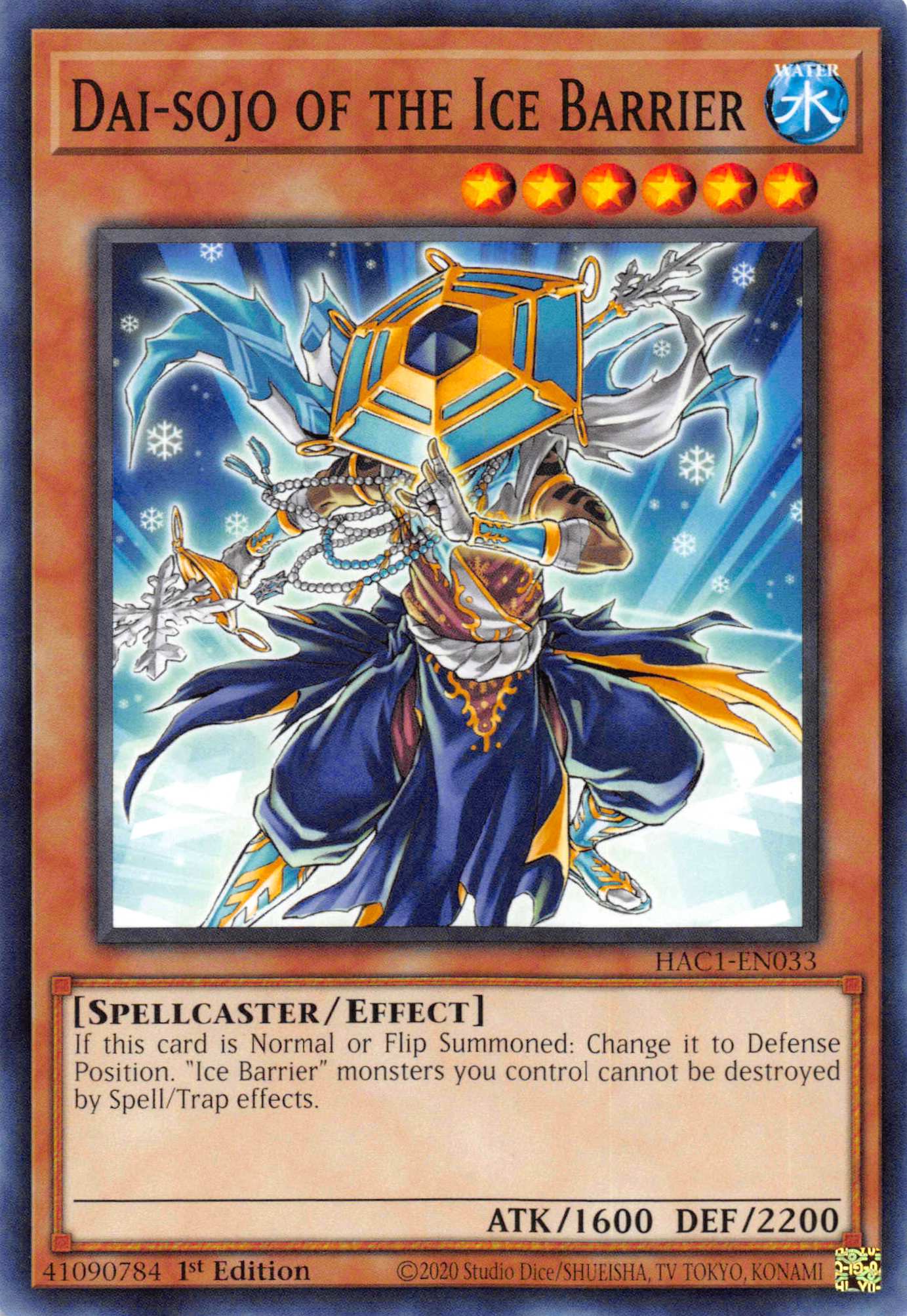 Dai-sojo of the Ice Barrier [HAC1-EN033] Common | Good Games Morley