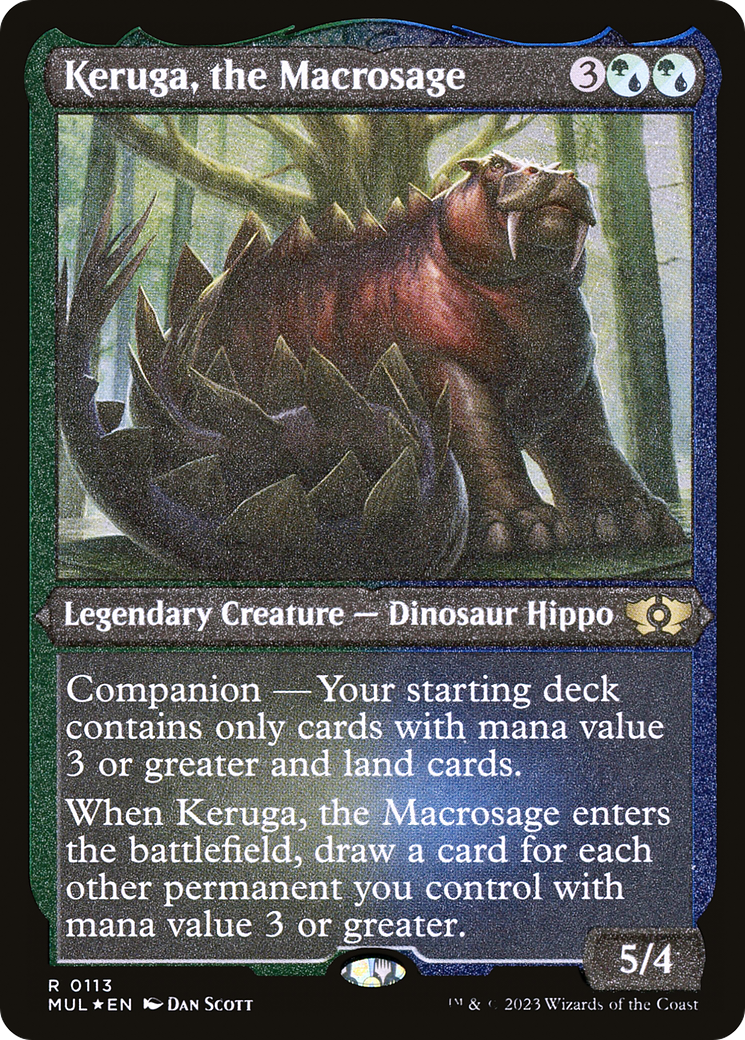 Keruga, the Macrosage (Foil Etched) [Multiverse Legends] | Good Games Morley