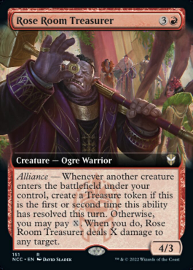 Rose Room Treasurer (Extended Art) [Streets of New Capenna Commander] | Good Games Morley