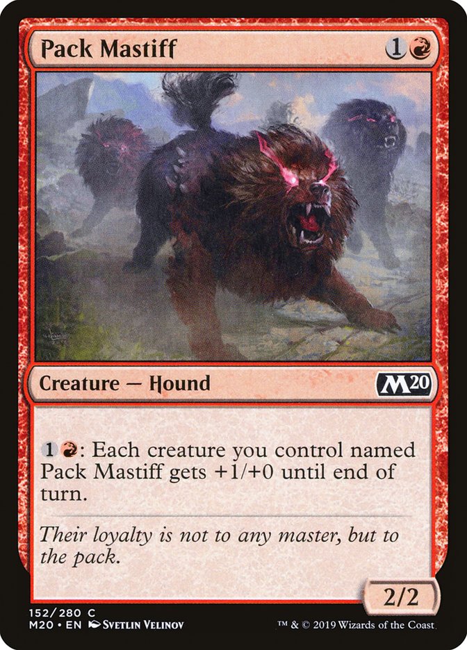 Pack Mastiff [Core Set 2020] | Good Games Morley