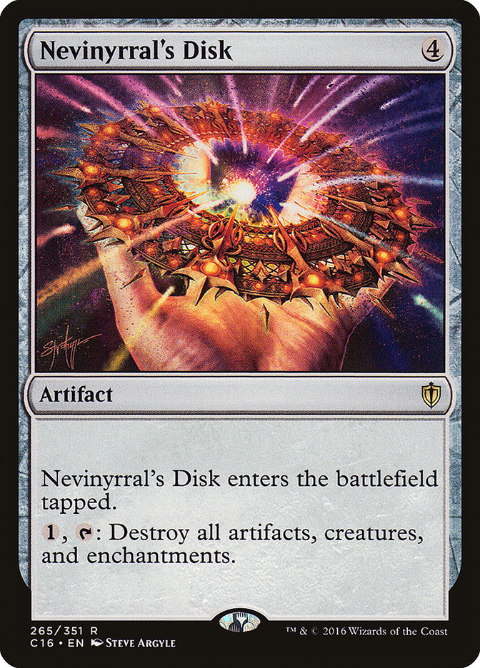 Nevinyrral's Disk [Commander 2016] | Good Games Morley