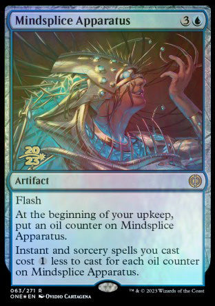 Mindsplice Apparatus [Phyrexia: All Will Be One Prerelease Promos] | Good Games Morley