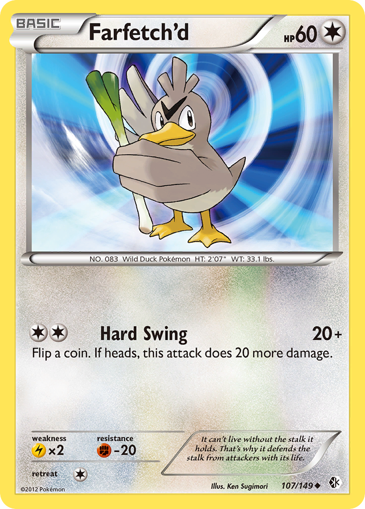 Farfetch'd (107/149) [Black & White: Boundaries Crossed] | Good Games Morley
