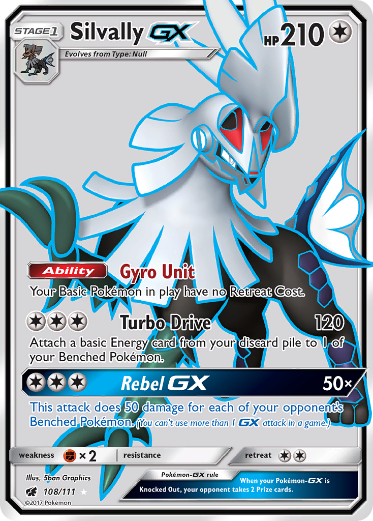 Silvally GX (108/111) [Sun & Moon: Crimson Invasion] | Good Games Morley