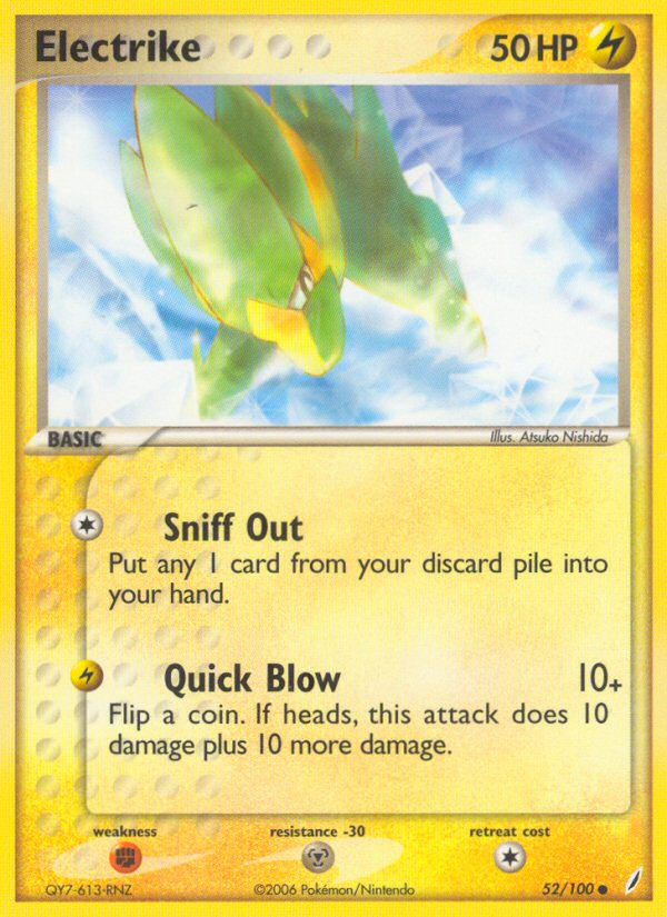 Electrike (52/100) [EX: Crystal Guardians] | Good Games Morley