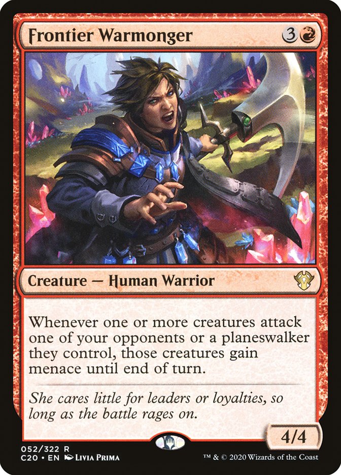 Frontier Warmonger [Commander 2020] | Good Games Morley