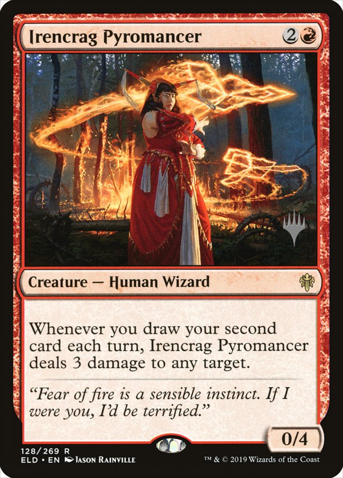 Irencrag Pyromancer (Promo Pack) [Throne of Eldraine Promos] | Good Games Morley