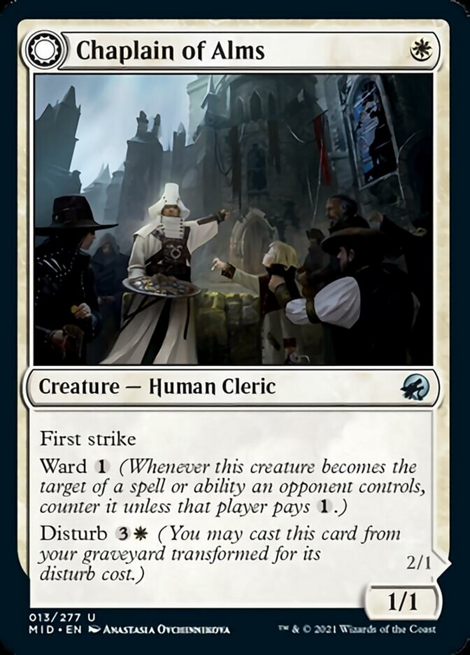 Chaplain of Alms // Chapel Shieldgeist [Innistrad: Midnight Hunt] | Good Games Morley