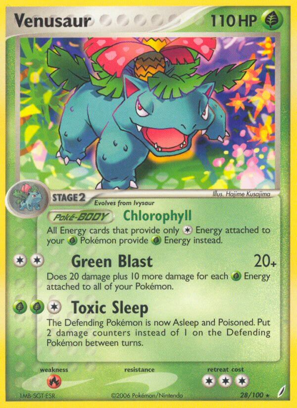 Venusaur (28/100) (Theme Deck Exclusive) [EX: Crystal Guardians] | Good Games Morley