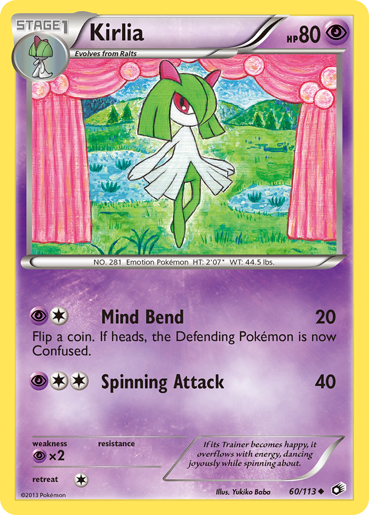 Kirlia (60/113) [Black & White: Legendary Treasures] | Good Games Morley